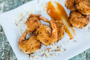 Shrimp on a plate - Island Wing Company